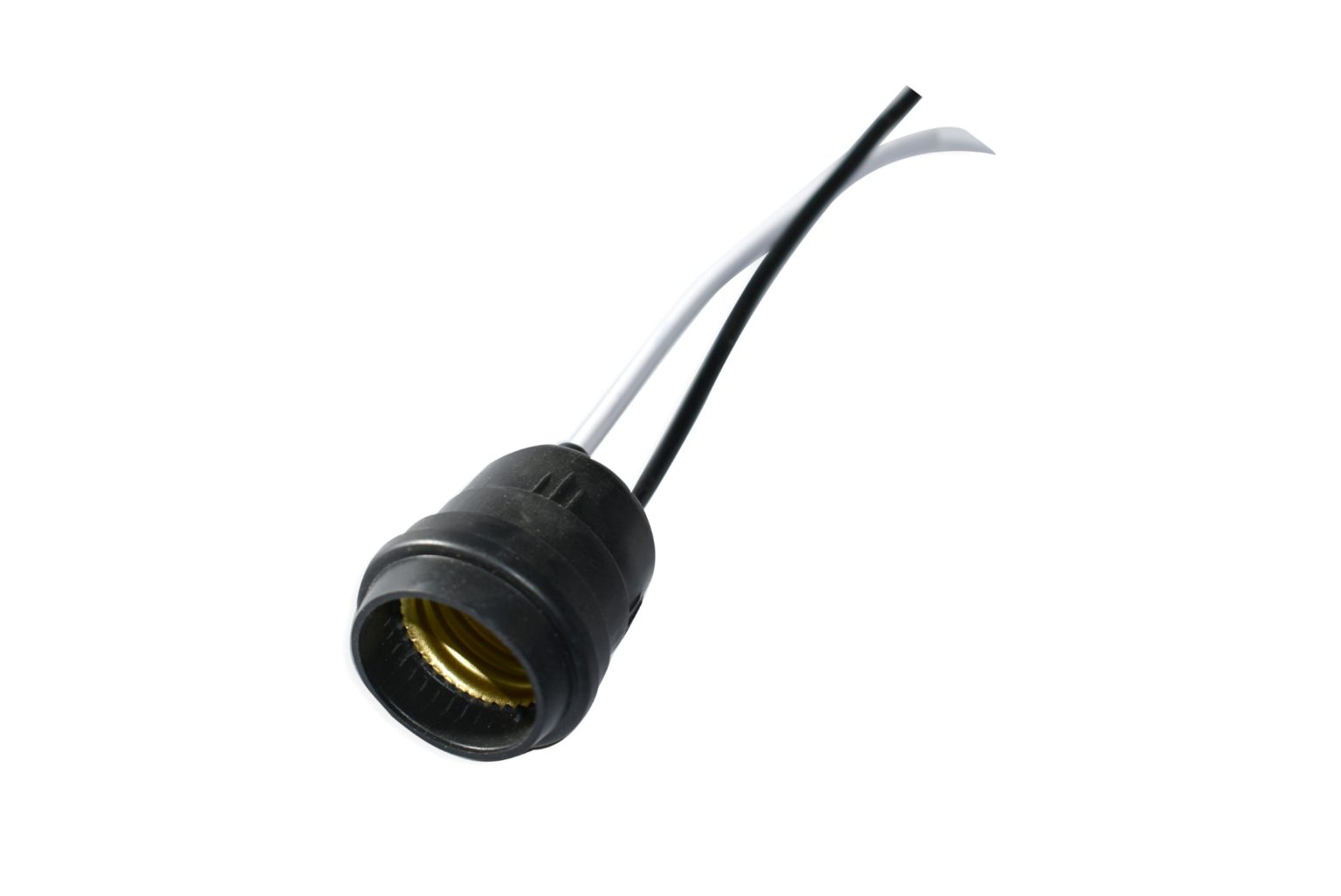 Weatherproof Pigtail Socket (in Black) FosRich