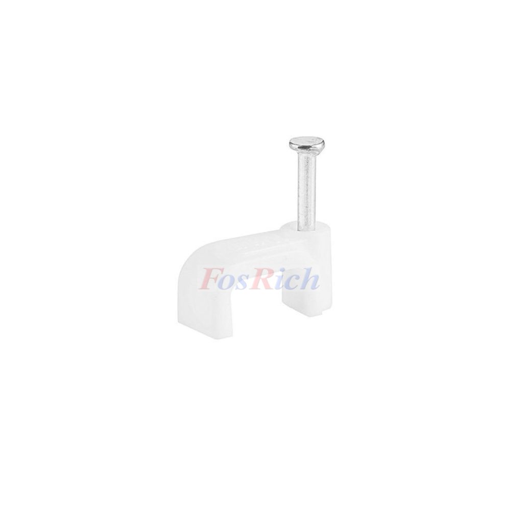 1.5mm to 2.5mm Flat Electrical Cable Clip with Concrete Nail – FosRich